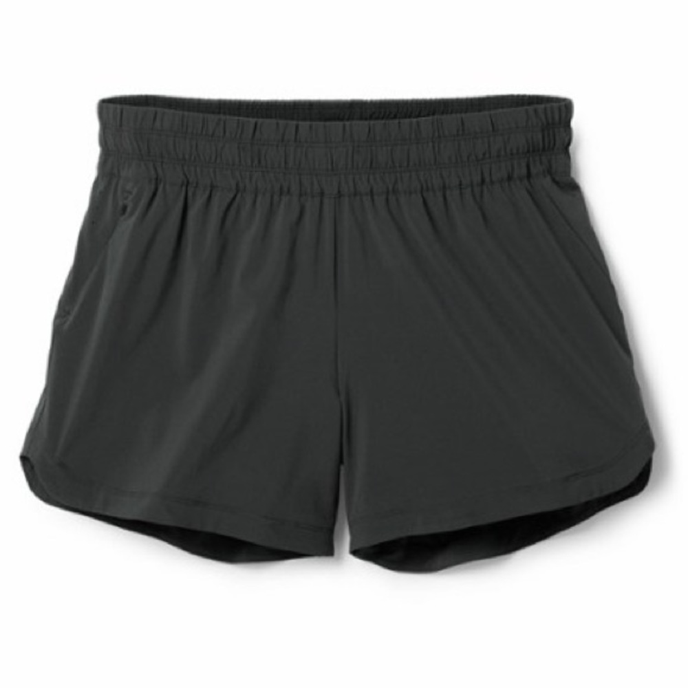 REI Co-op Women’s Active Pursuits 4.5" Shorts Pull On Built in Brief Black 3XL